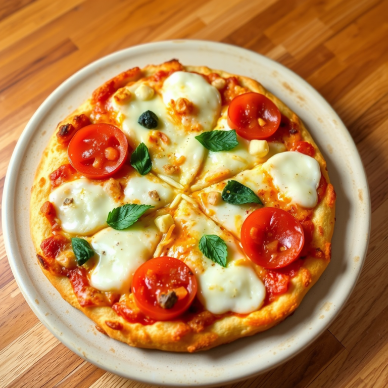 Chicken Pizza Crust Recipe : A Low-Carb, High-Protein Alternative